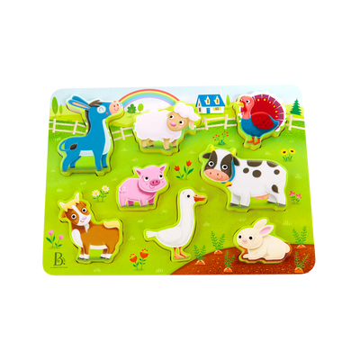 Chunky farm animal puzzle.