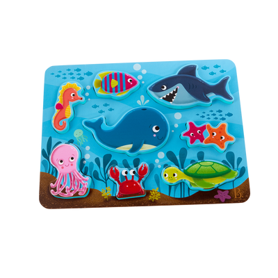 Chunky ocean animals puzzle.
