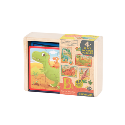 Pack o' Puzzles - Dinosaurs set
