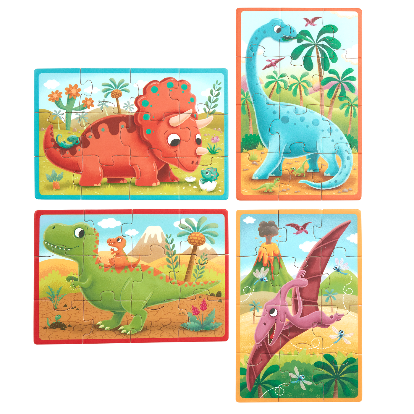 Pack o' Puzzles - Dinosaurs set