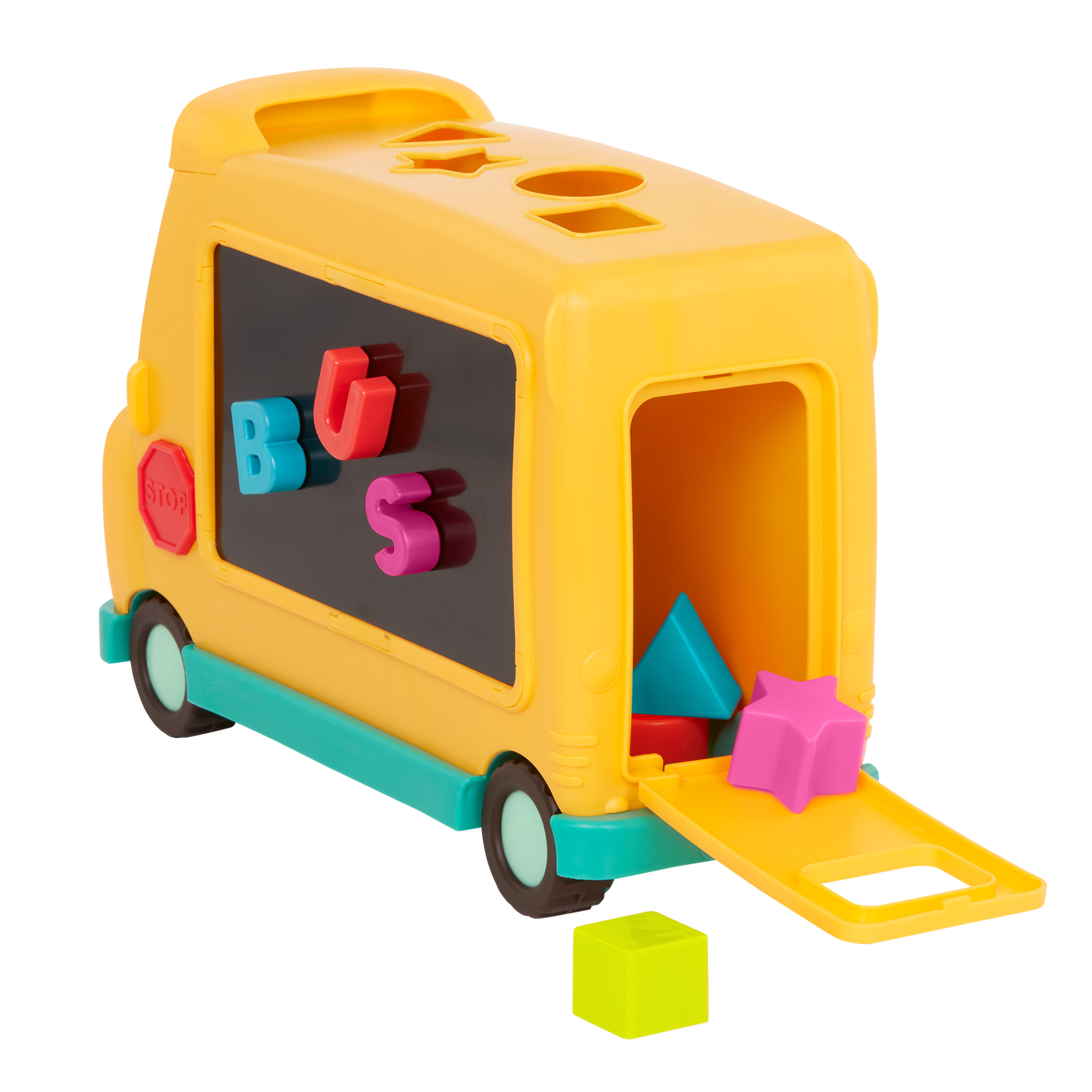 Educational school bus toy.