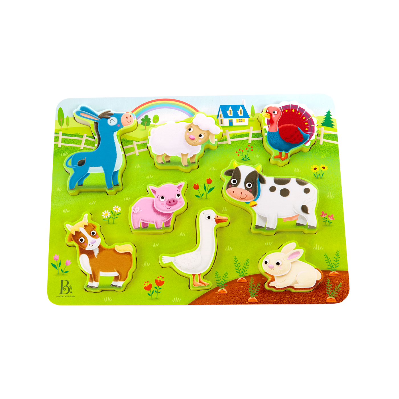 Chunky farm animal puzzle.