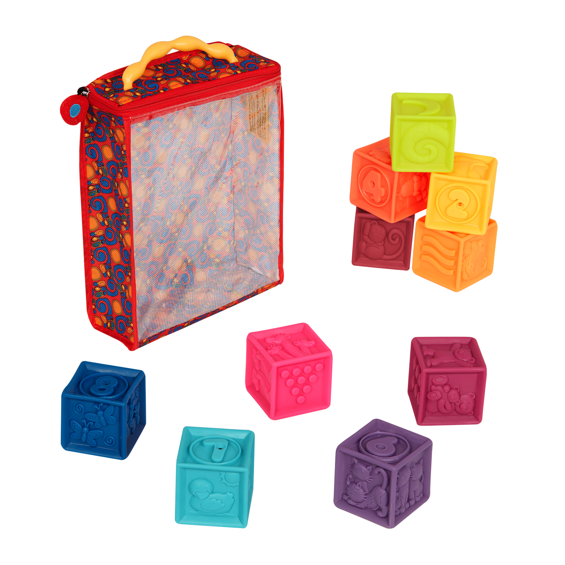 B toys one two squeeze best sale blocks