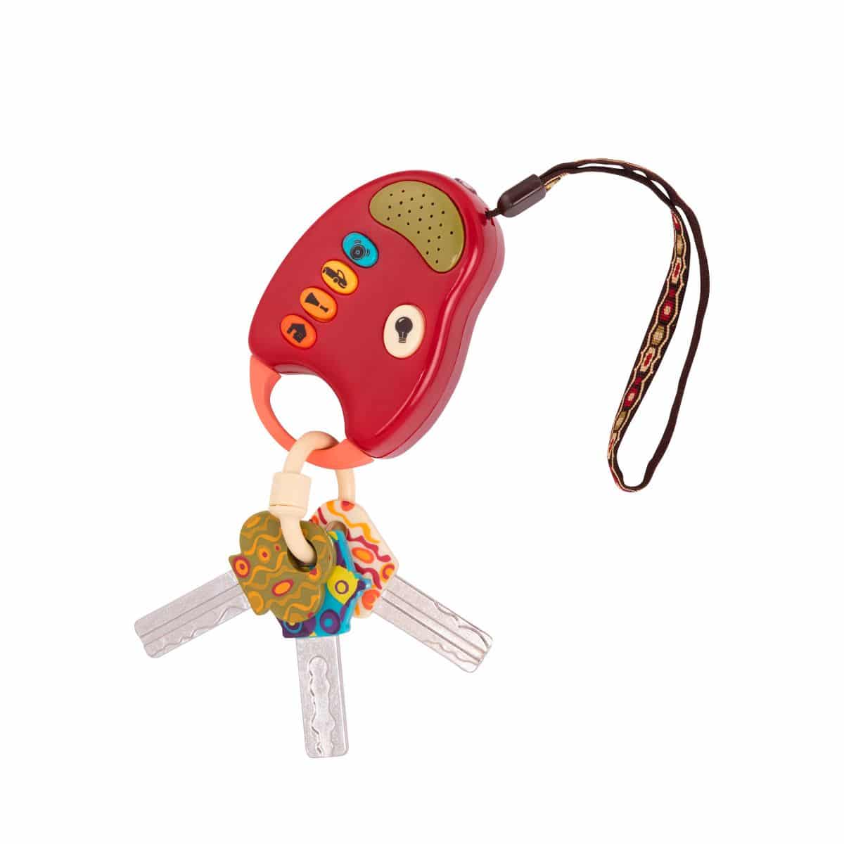 Fun Keys FunKeys (Red) | Toy Car Keys | 4 Sounds | B. toys – B.Toys NZ