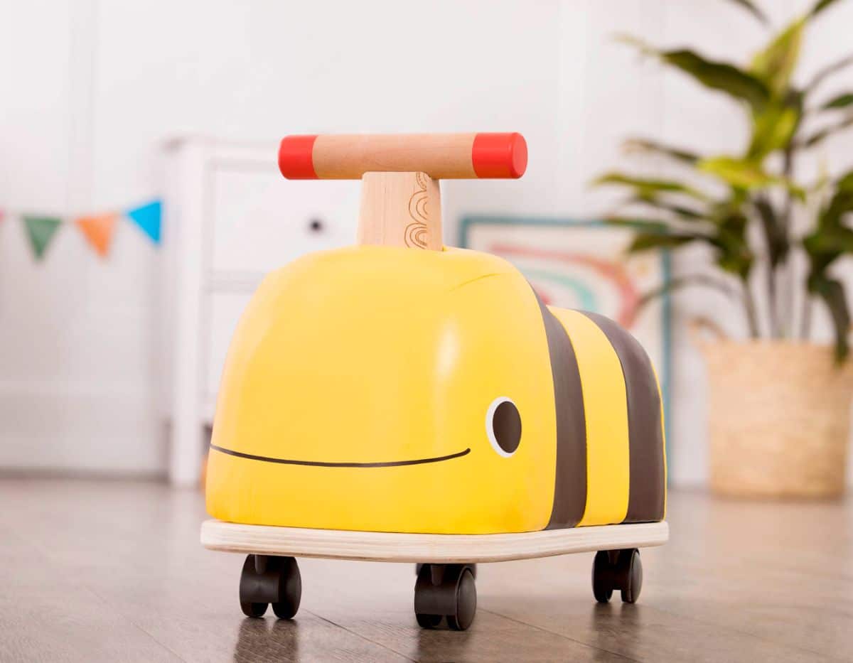 Wooden Bee Ride-On